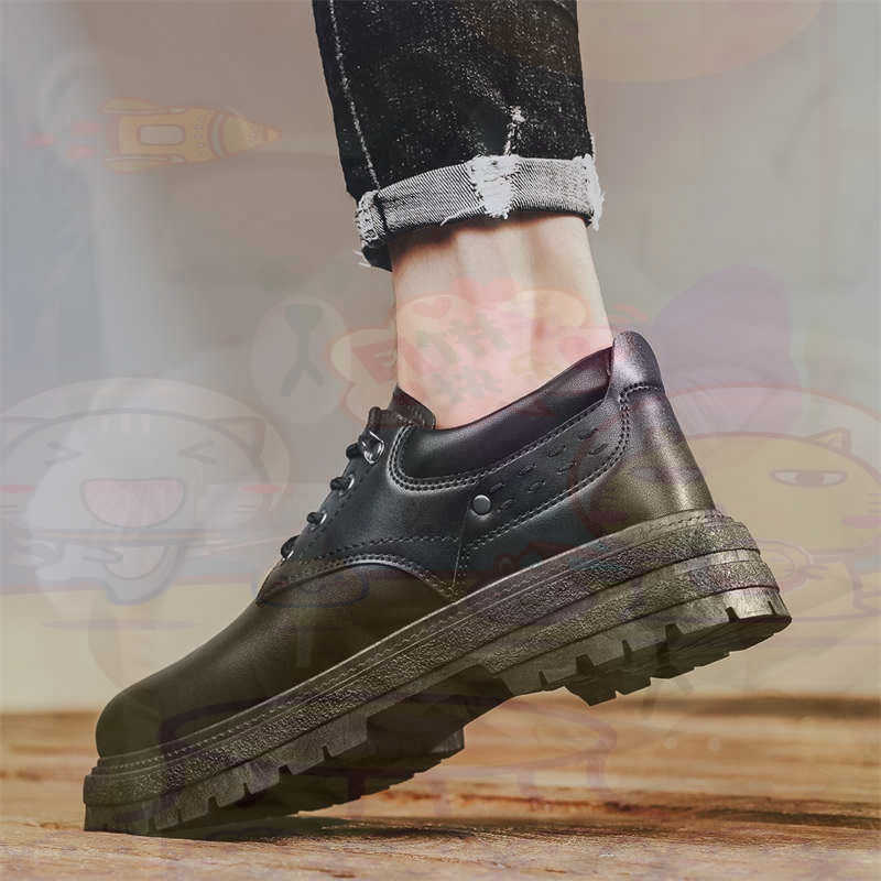 Streetwear Brand Italy - Zapatillas deportivas de cuero Natural oscuro