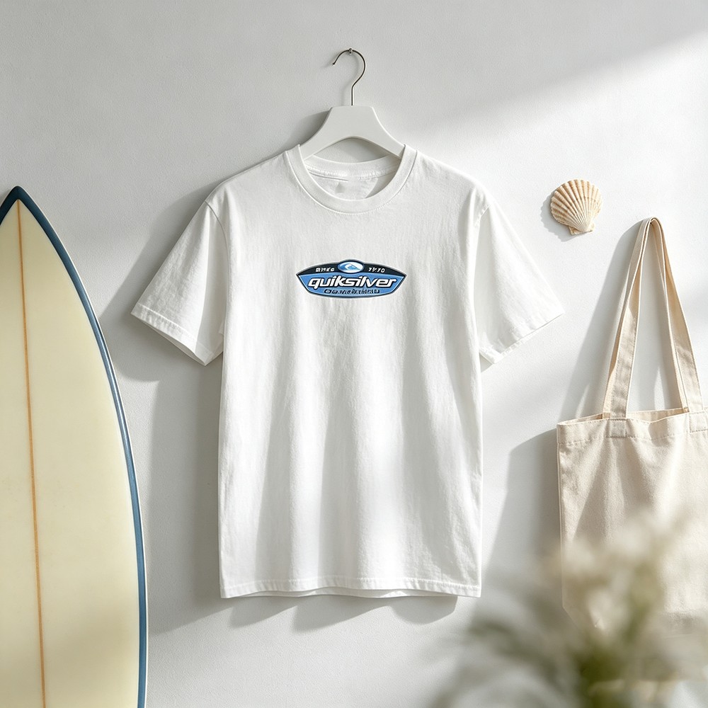 Streetwear Brand Label - Camiseta con gráfico de logotipo ovalado