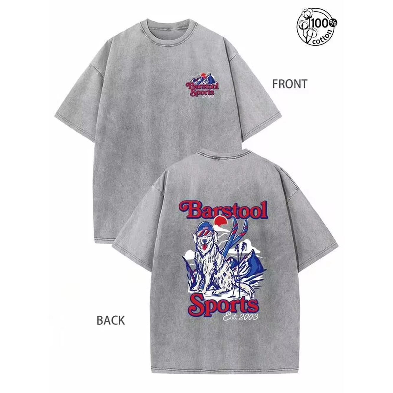 Streetwear Brand Italy - Camiseta de hombre Barstool Sports, estilo