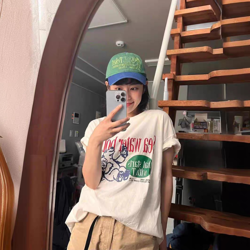 Camiseta de Verano Nueva con E - Streetwear Brand Label reseña y precio