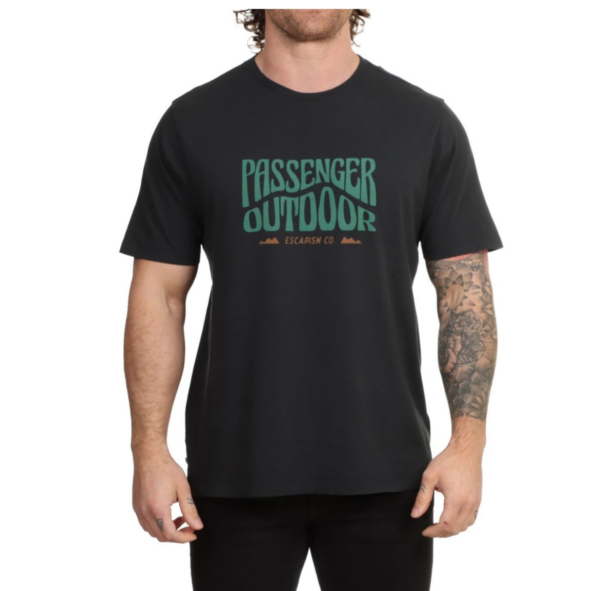 Camiseta clásica con logotipo  - Streetwear Brand With Mountain Logo reseña y precio