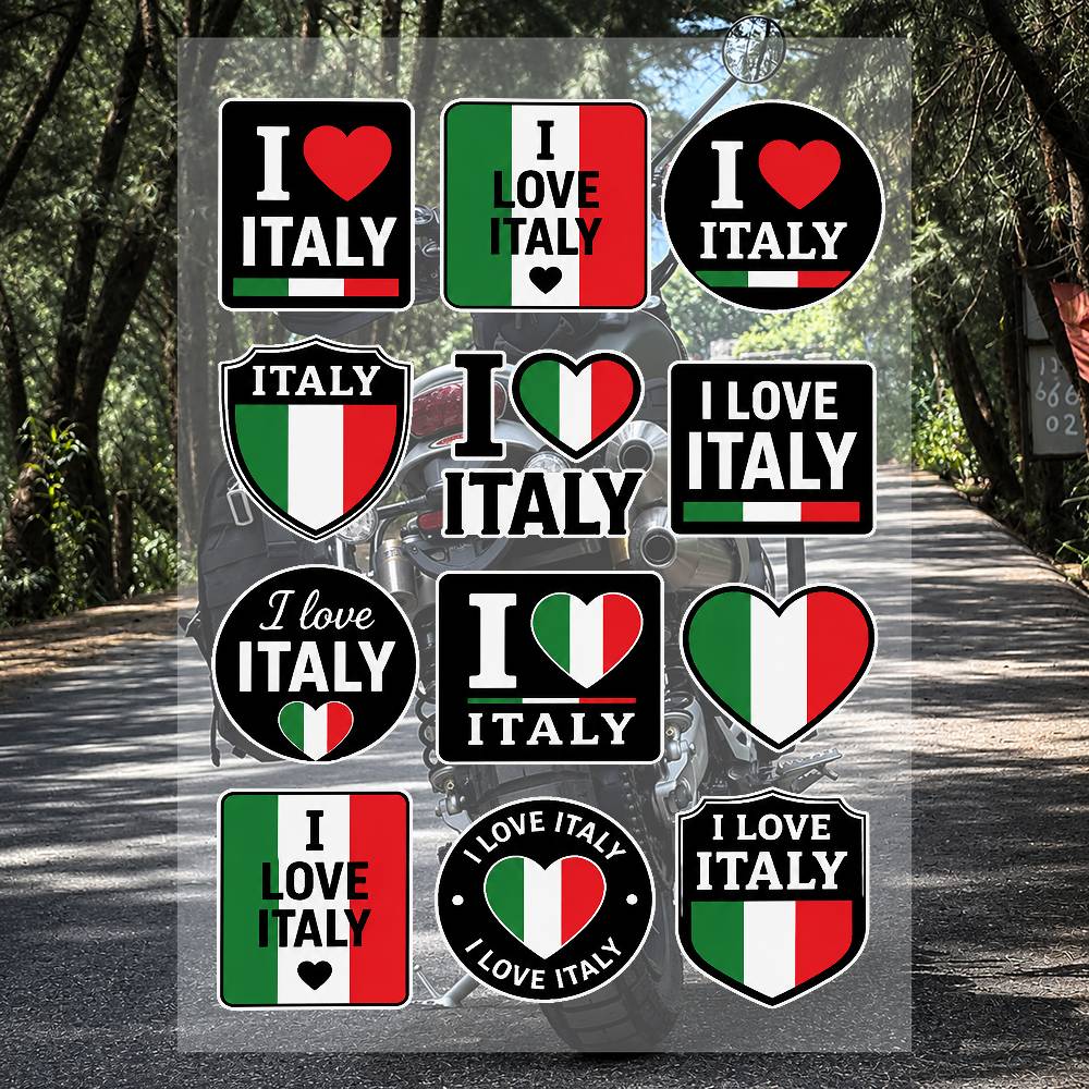 Juego de pegatinas de la marca - Streetwear Brand Italy reseña y precio