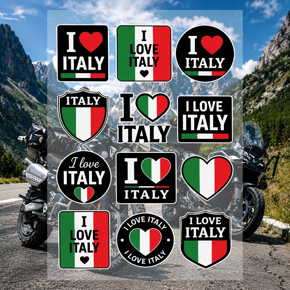 Juego de pegatinas de la marca - Streetwear Brand Italy reseña y precio